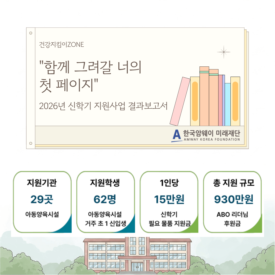 2026년 신학기 지원사업 결과보고서